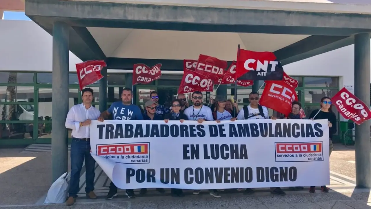 Continúa la huelga de ambulancias