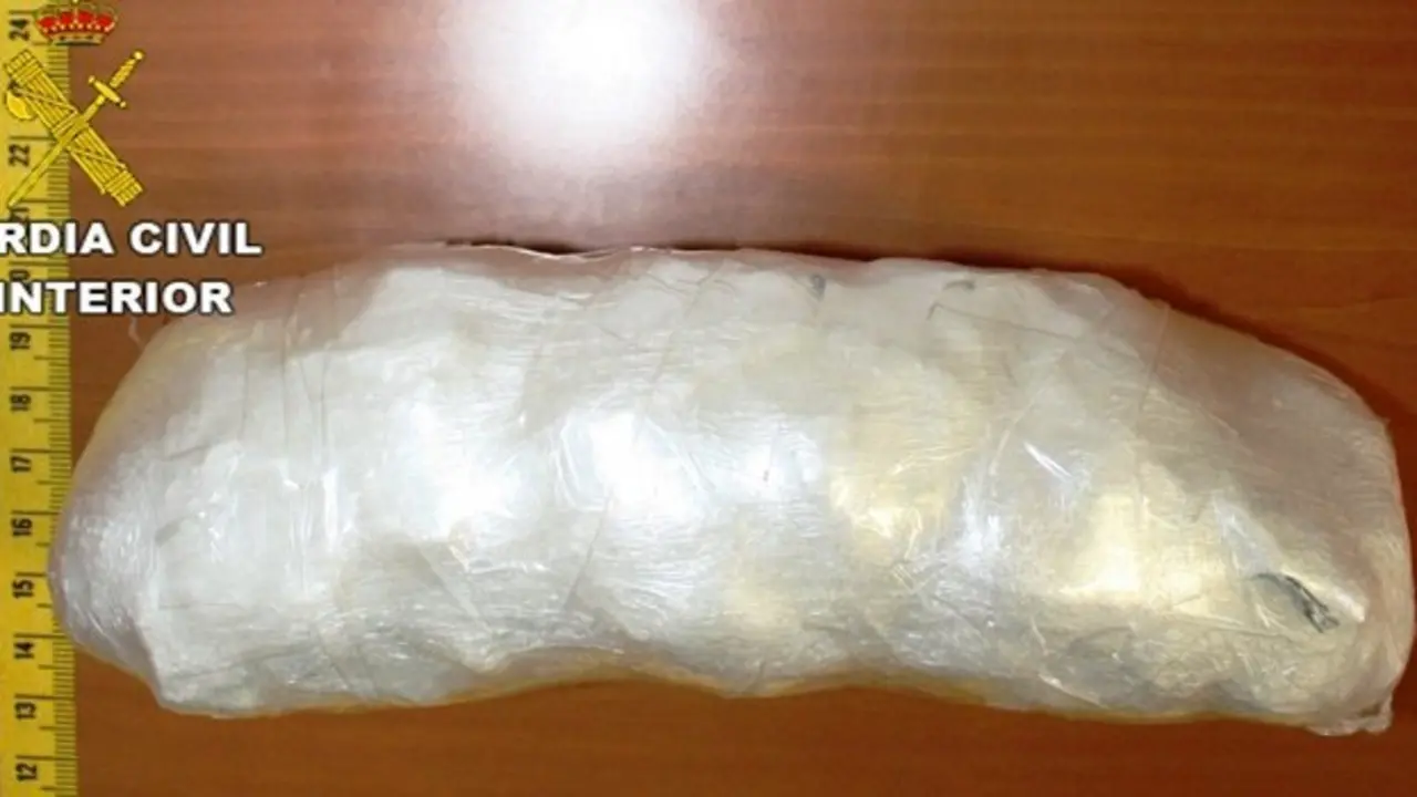 350 gramos de cocaína