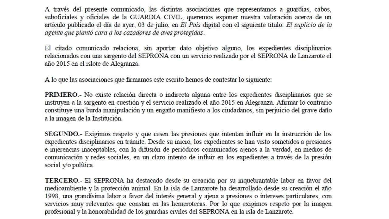 Nota de AUGC