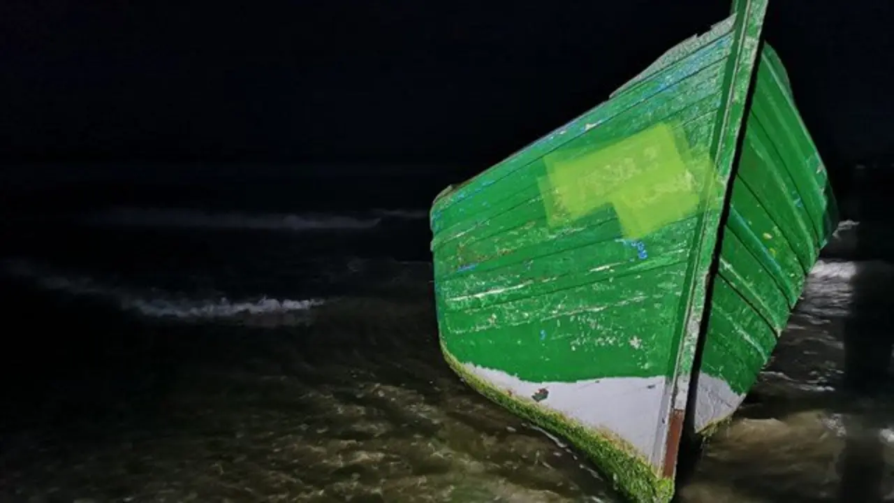 Patera en Famara