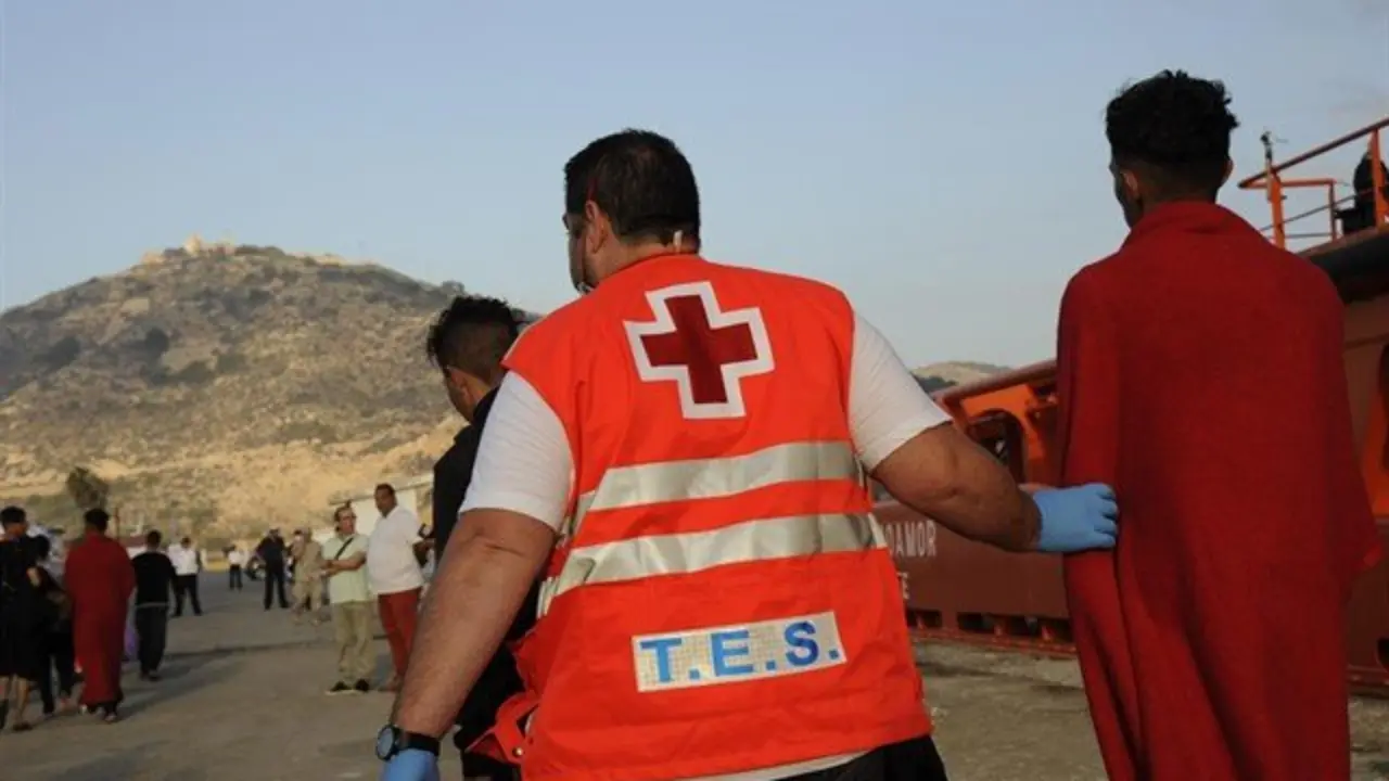 Inmigrante rescatado en La Santa