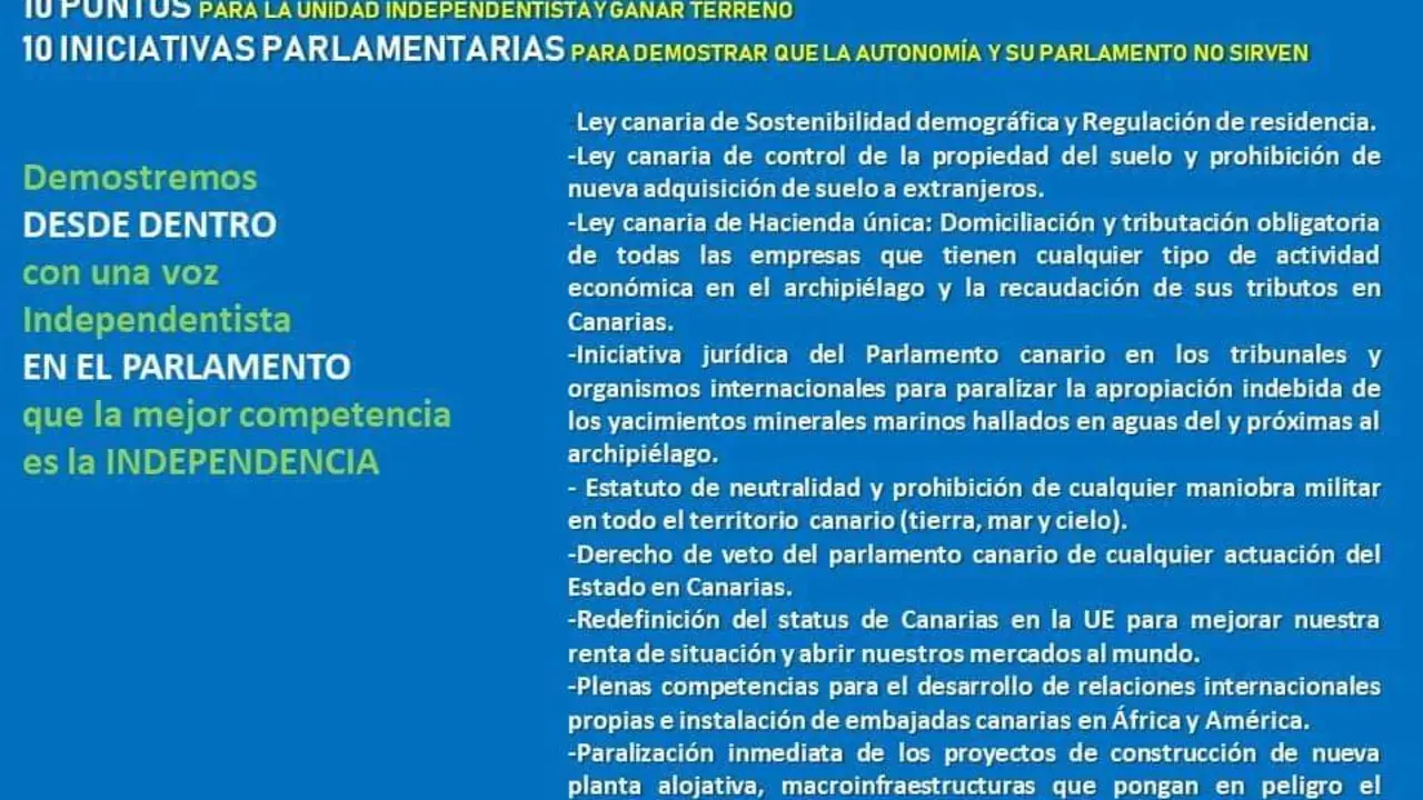 10 Iniciativas Parlamentarias