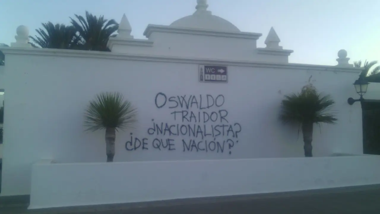 Pintadas a Oswaldo Betancor