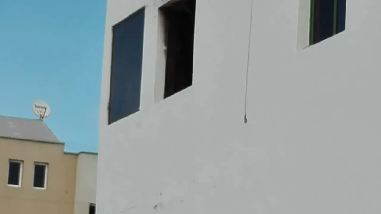 Incendio en la calle Andalucía