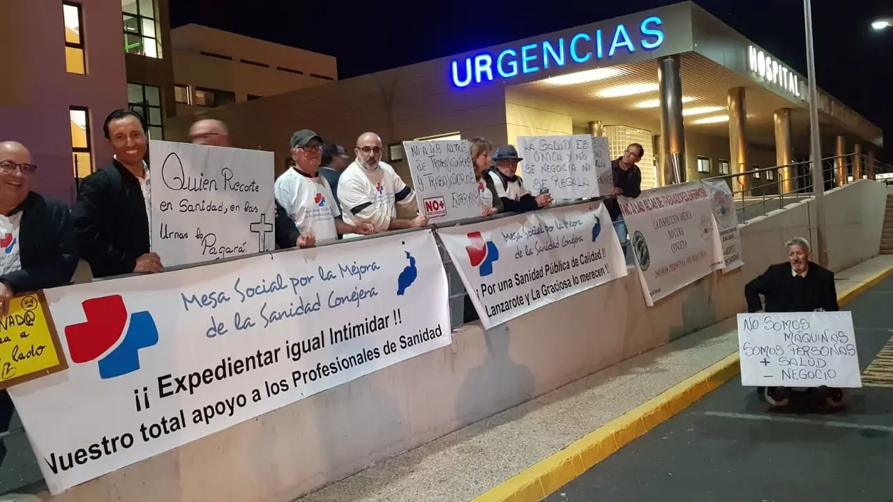 Concentración Mesa de Sanidad