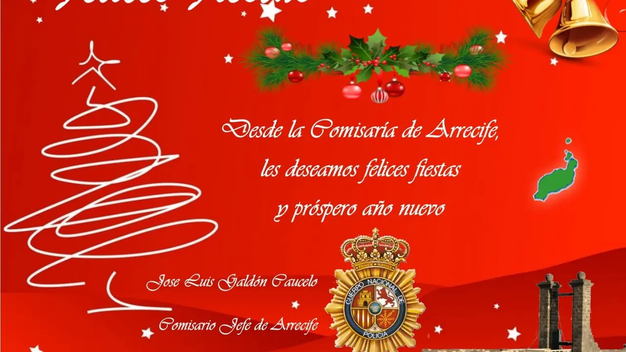 Felicitación Navideña de la Comisaría de Arrecife