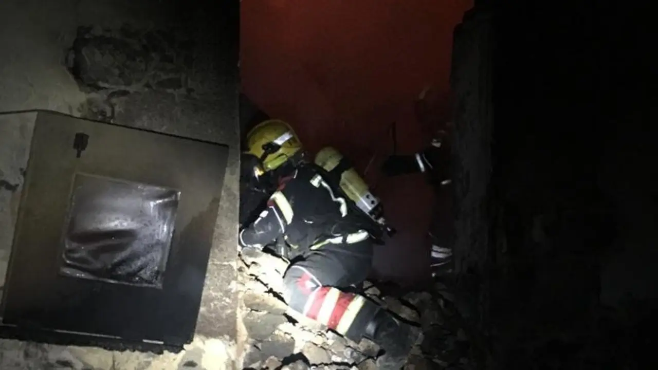 Incendio en una cocina de Teguise