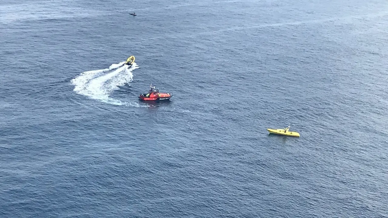 Velero incendiado 3