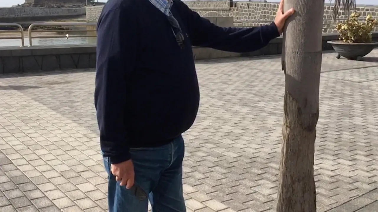 Tomás fajardo con los alcorques