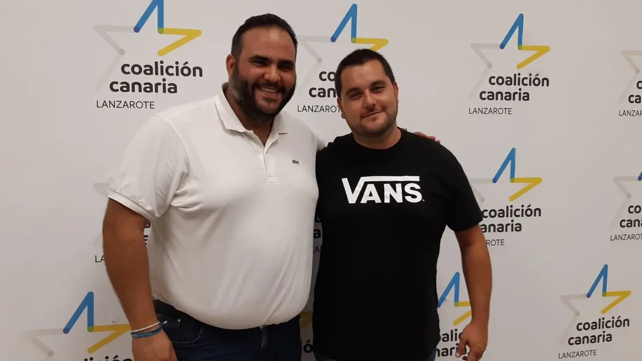 Samuel Martín, candidato al Senado, junto a Eduardo Díaz, candidato al Congreso