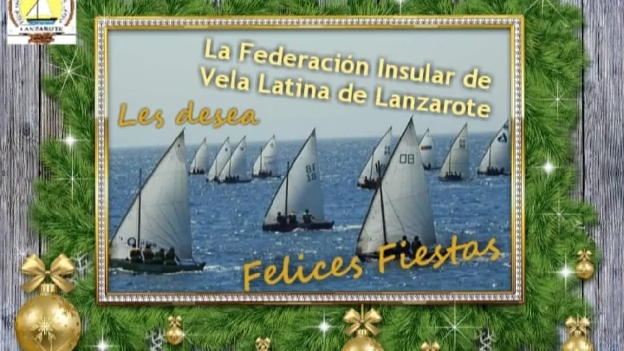 Felicitaci&oacute;n Navidad Federaci&oacute;n Insular de Barquillos de Vela Latina