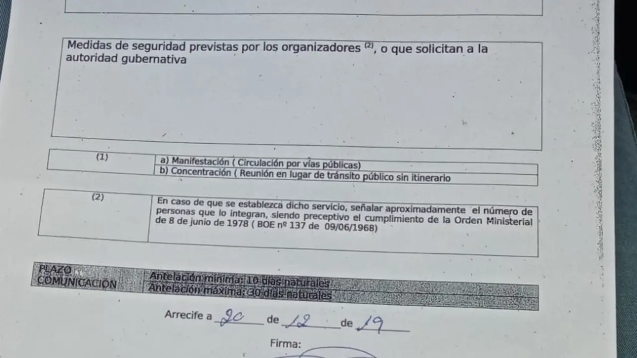 Escrito de denuncia