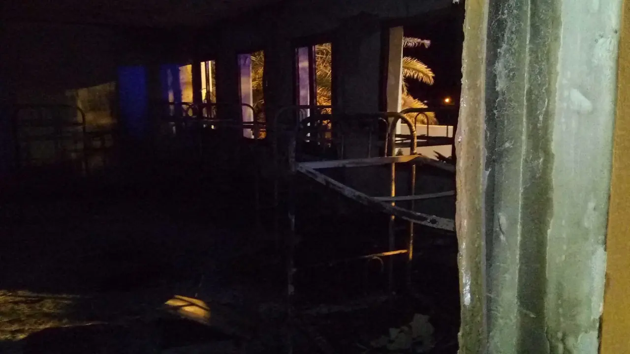 Incendio del Albergue de La Santa 2