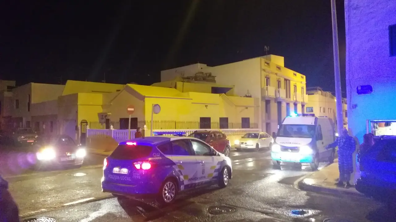 Accidente de moto en Argana Alta 2