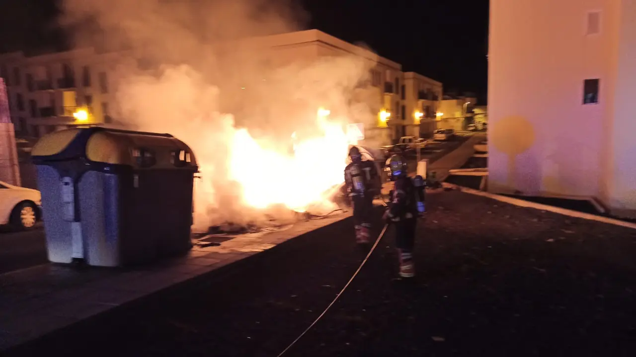 Incendios en la calle Palencia