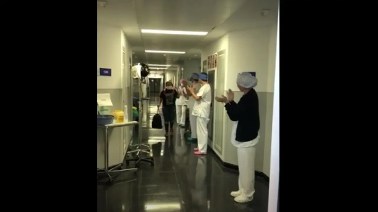 Abandona el Hospital tras 34 días con coronavirus