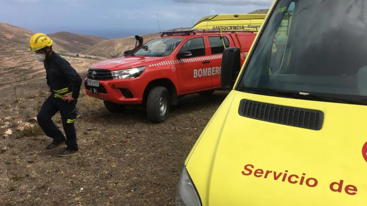 Rescate de una mujer en el Valle del Palomo 2