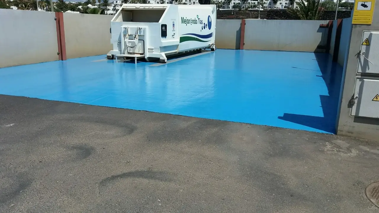 compactadora trabajo finalizado