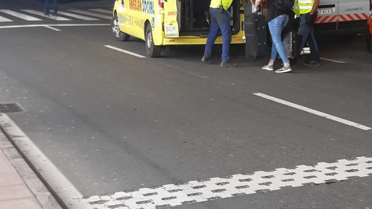 Uno de los pasajeros del avión en cuarentena