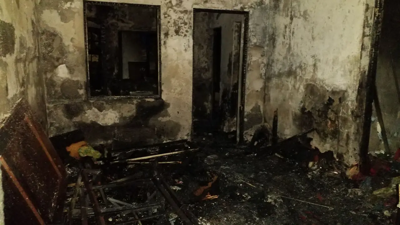 Incendio de vivienda de 'okupas' 3