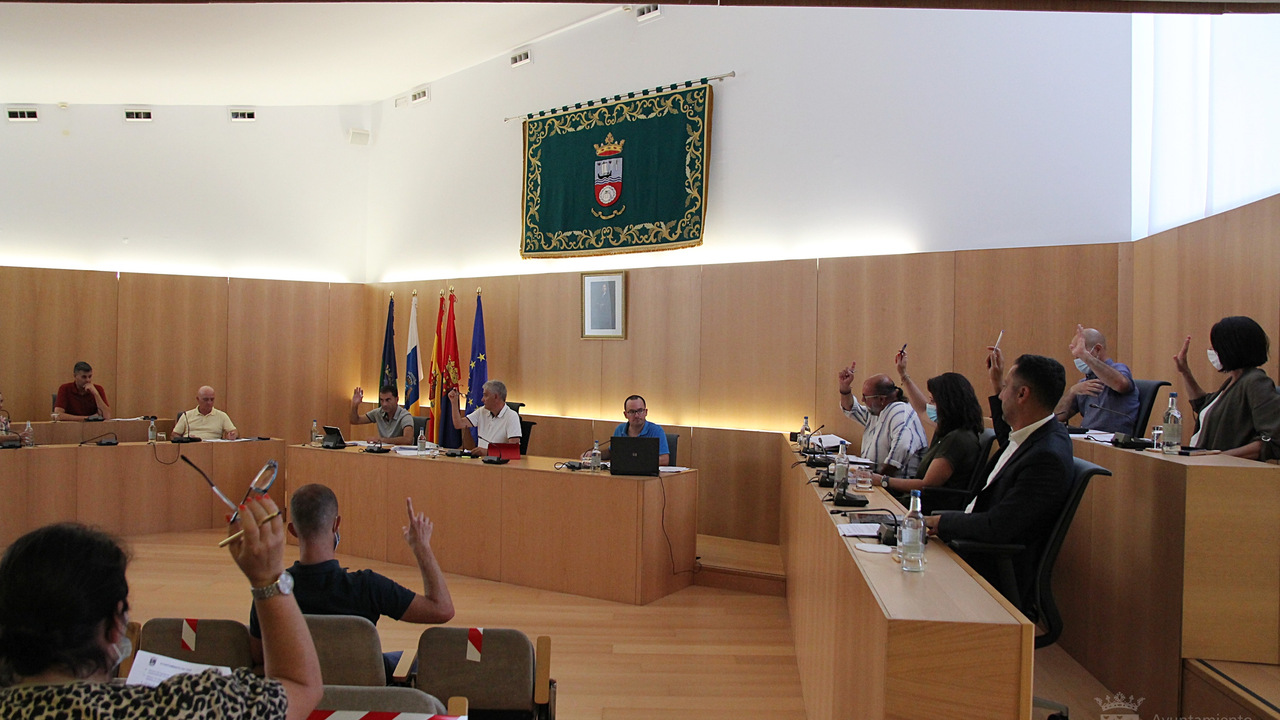 Pleno del ayuntamiento de Tías