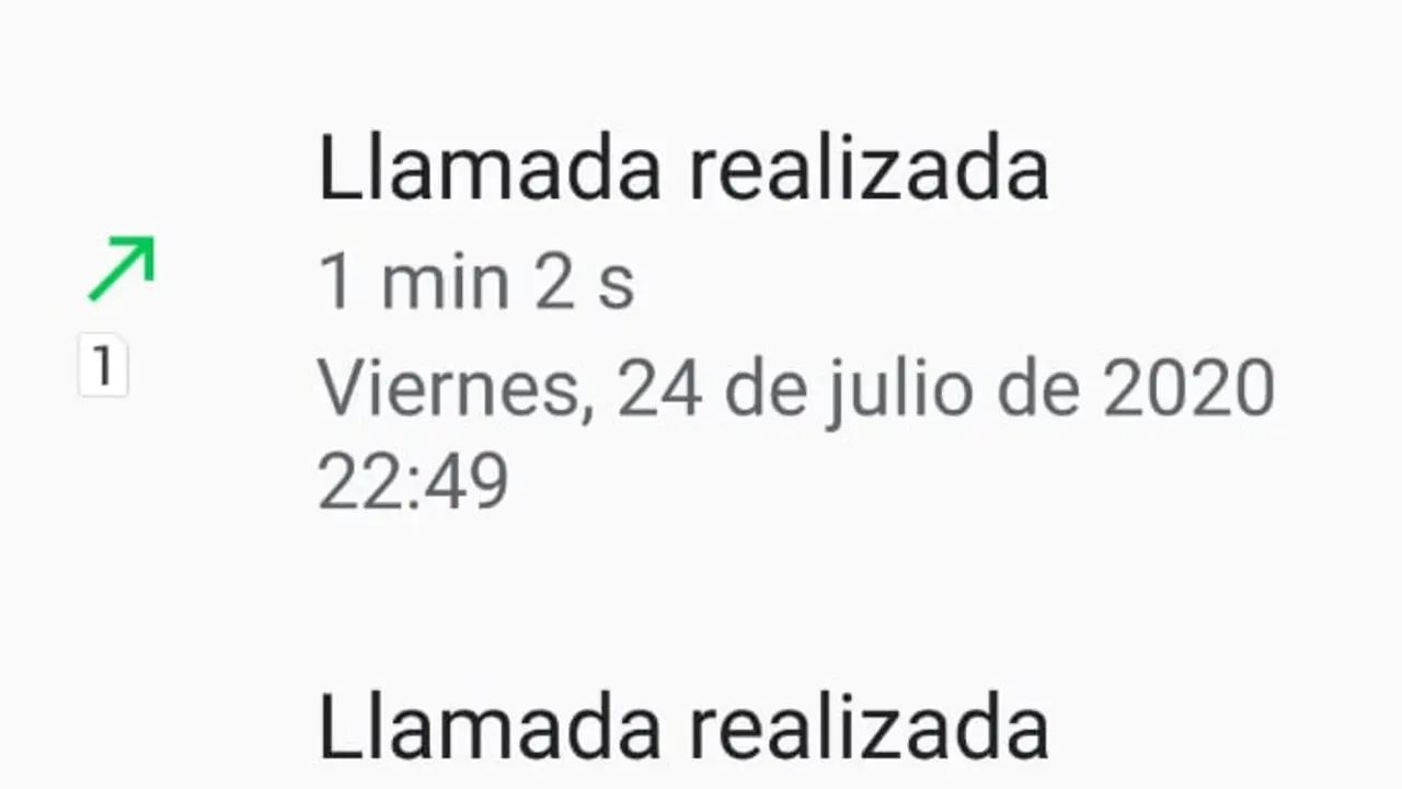 Registros telefónicos de llamadas a la Policía 3