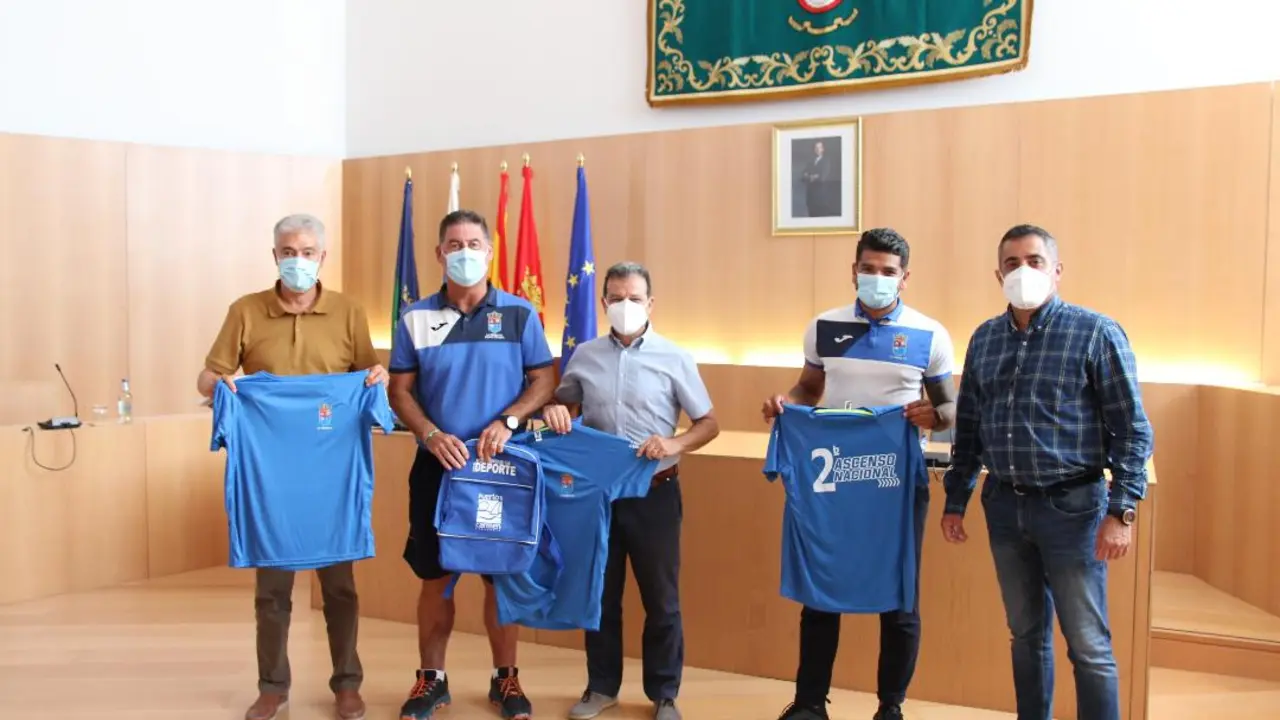 Recepción al Club de Fútbol Sala Tiñosa Tinguafaya