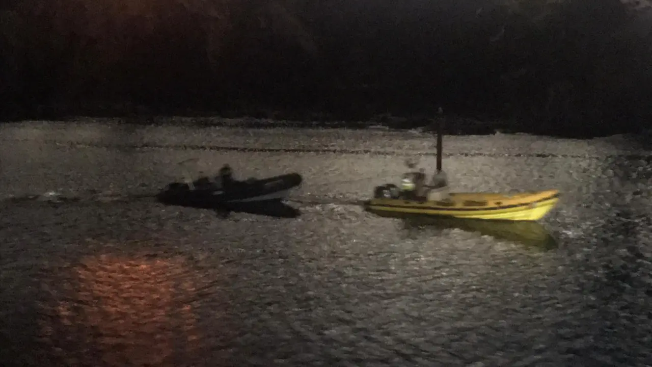 Rescate de una zodiac