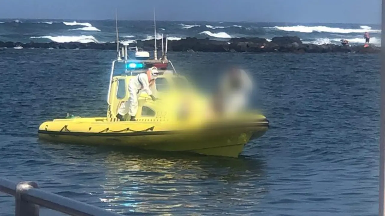 Evacuados de La Graciosa