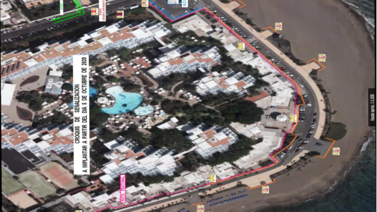 Obras en la Avenida de las Playas