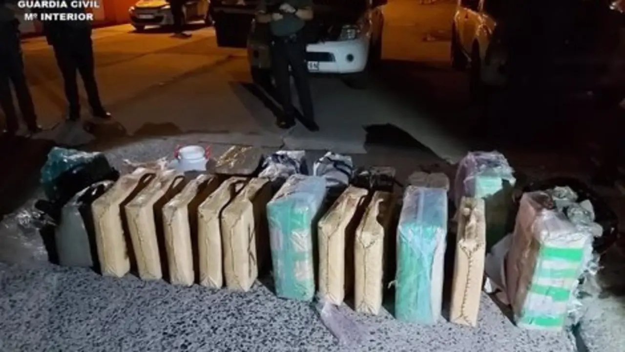 Droga aprehendida en Puntamujeres