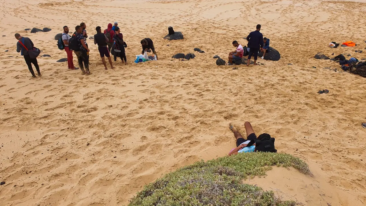 Patera en La Graciosa 2