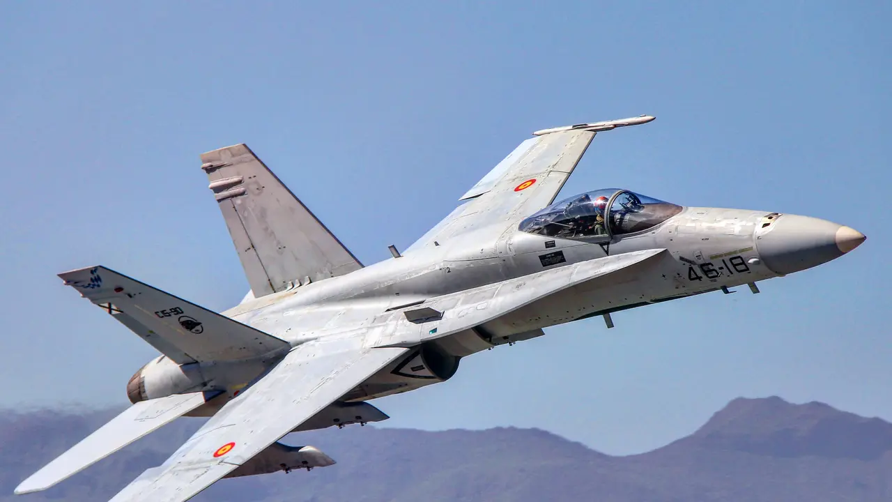 F-18 del Ej&eacute;rcito del Aire
