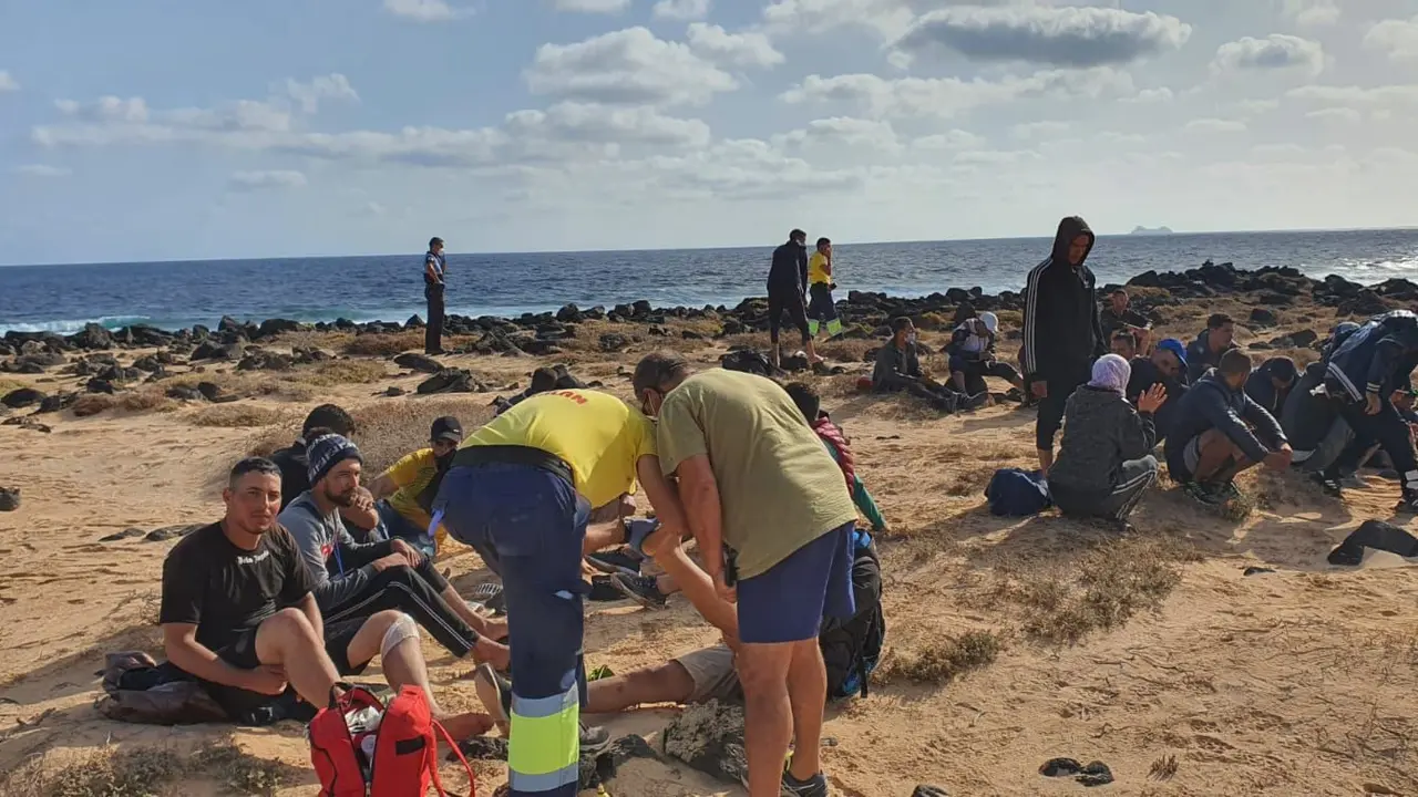 Inmigrantes en La Graciosa