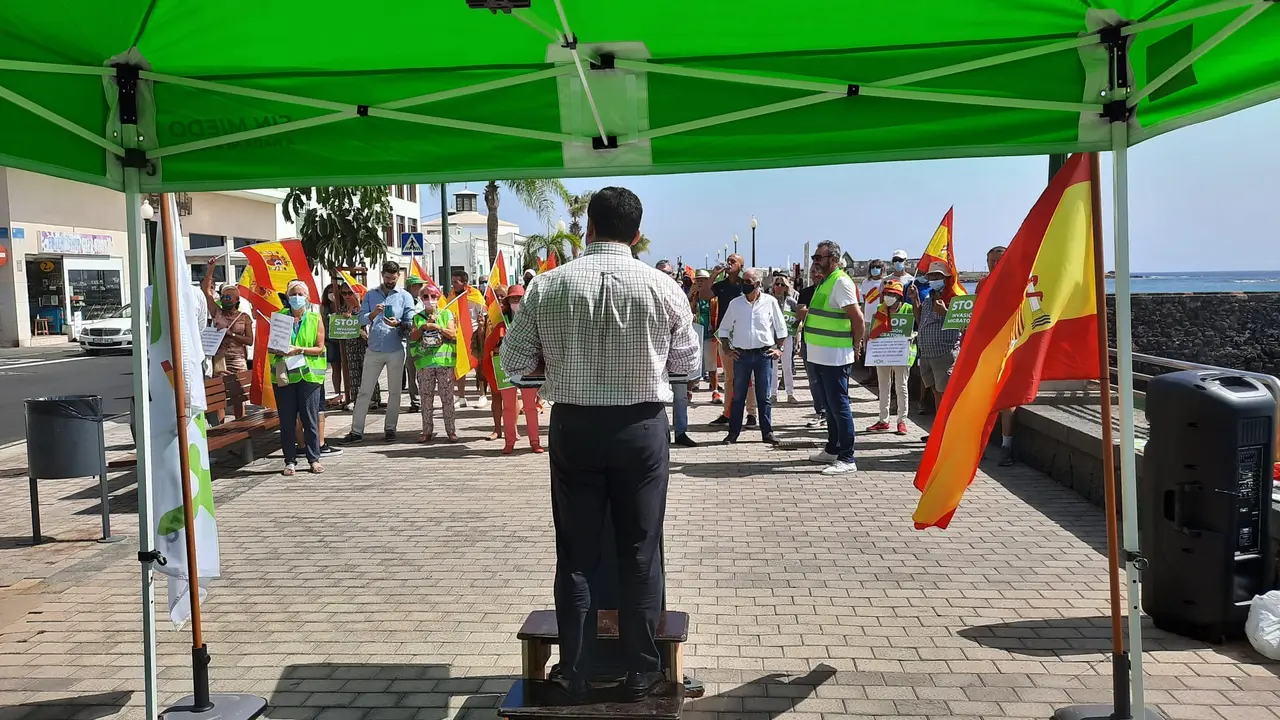 Concentraci&oacute;n de VOX en Arrecife