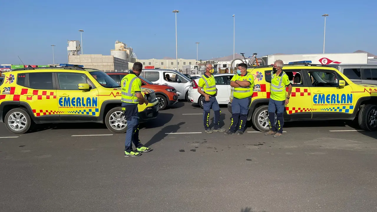 Contingente de EMERLAN con destino a La Palma