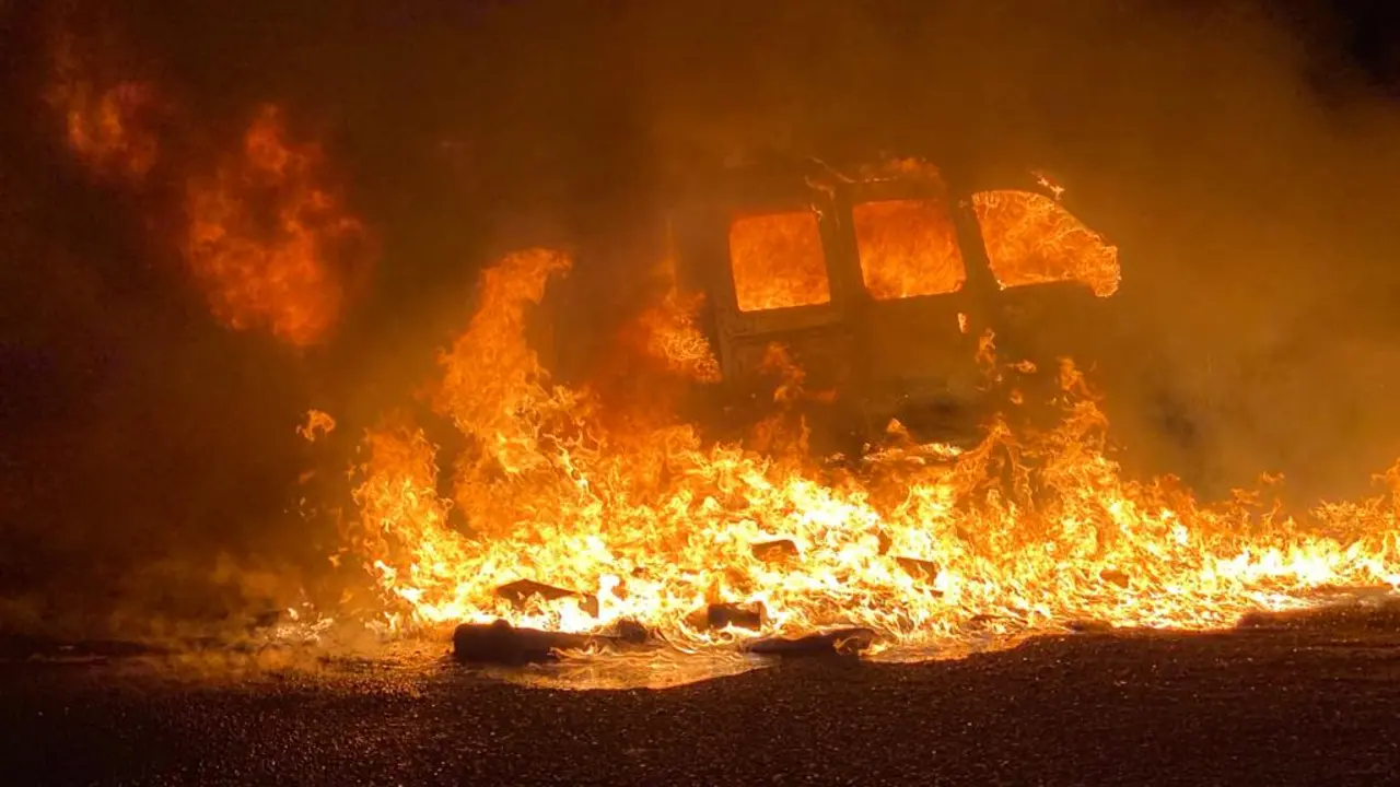 Incendio en la calle Trillo