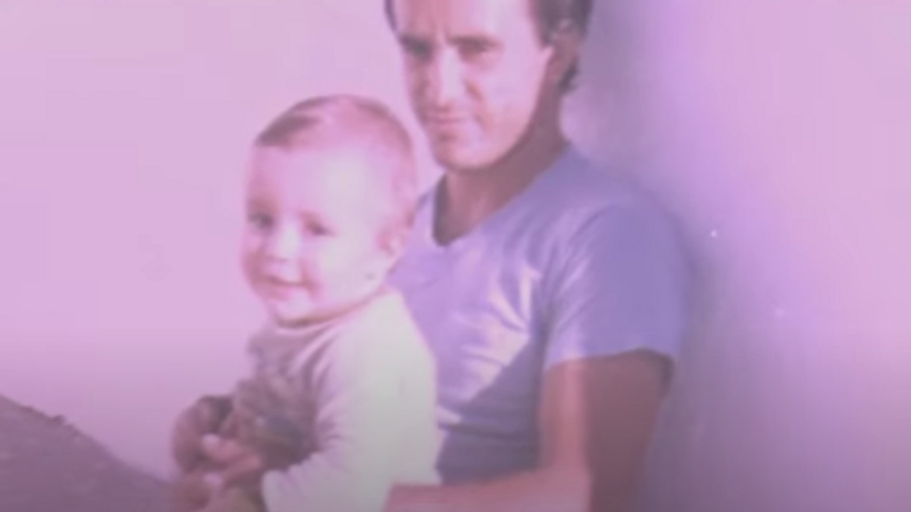 Roberto Pérez Toledo con su padre