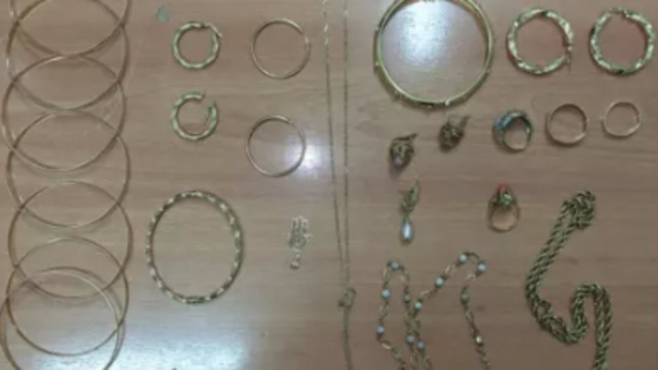 Joyas recuperadas por la Guardia Civil