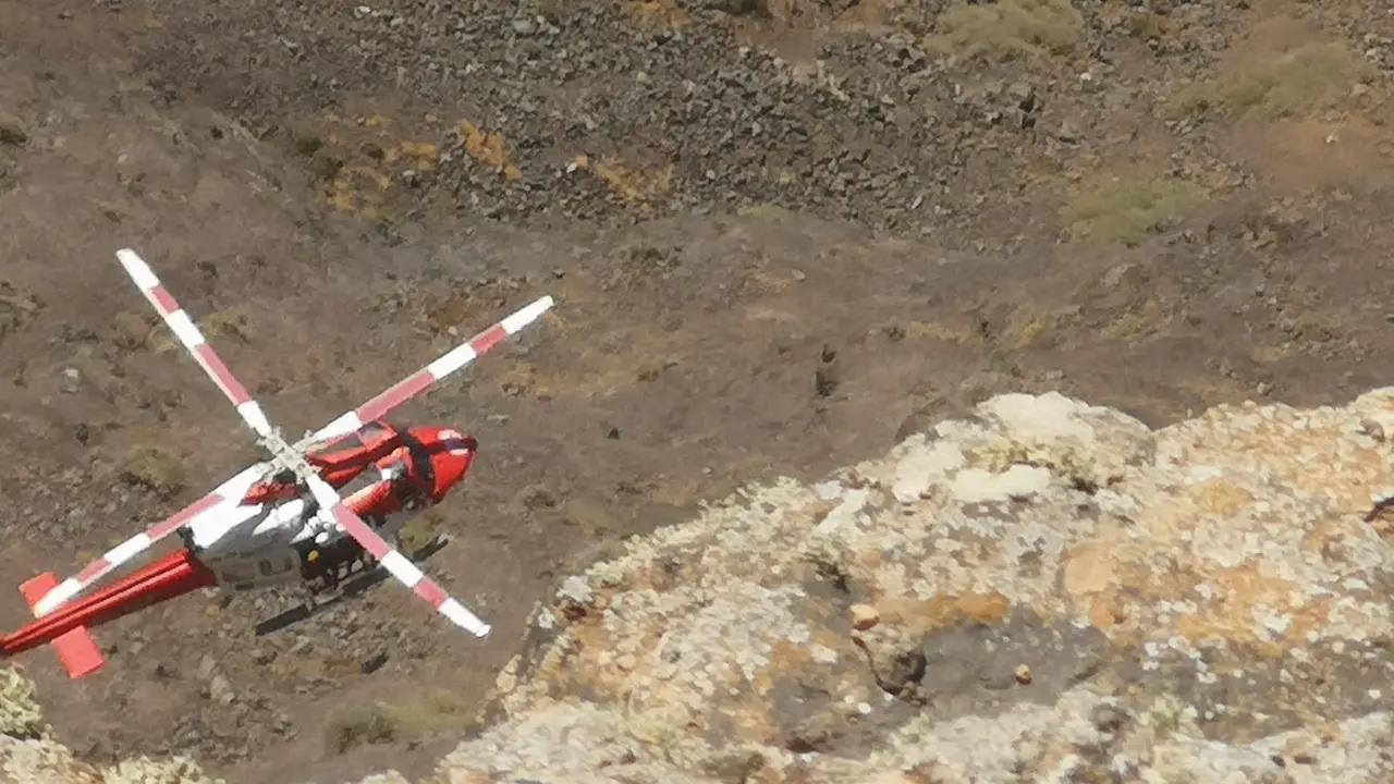 Fallecido tras caer por el Risco de Famara 2