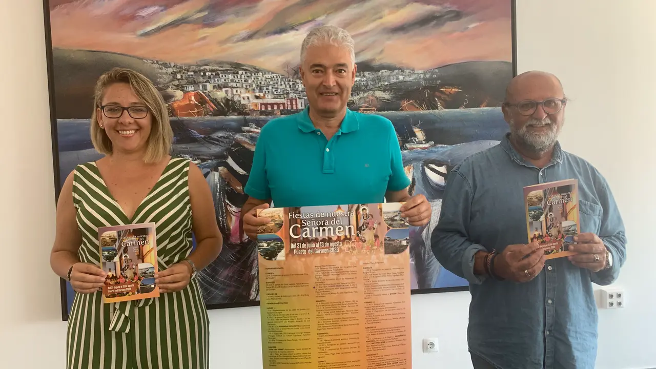 Presentación del Programa de las Fiestas del Carmen en Tías
