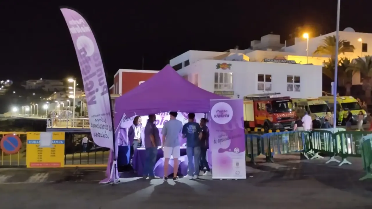 Punto violeta de Puerto del Carmen