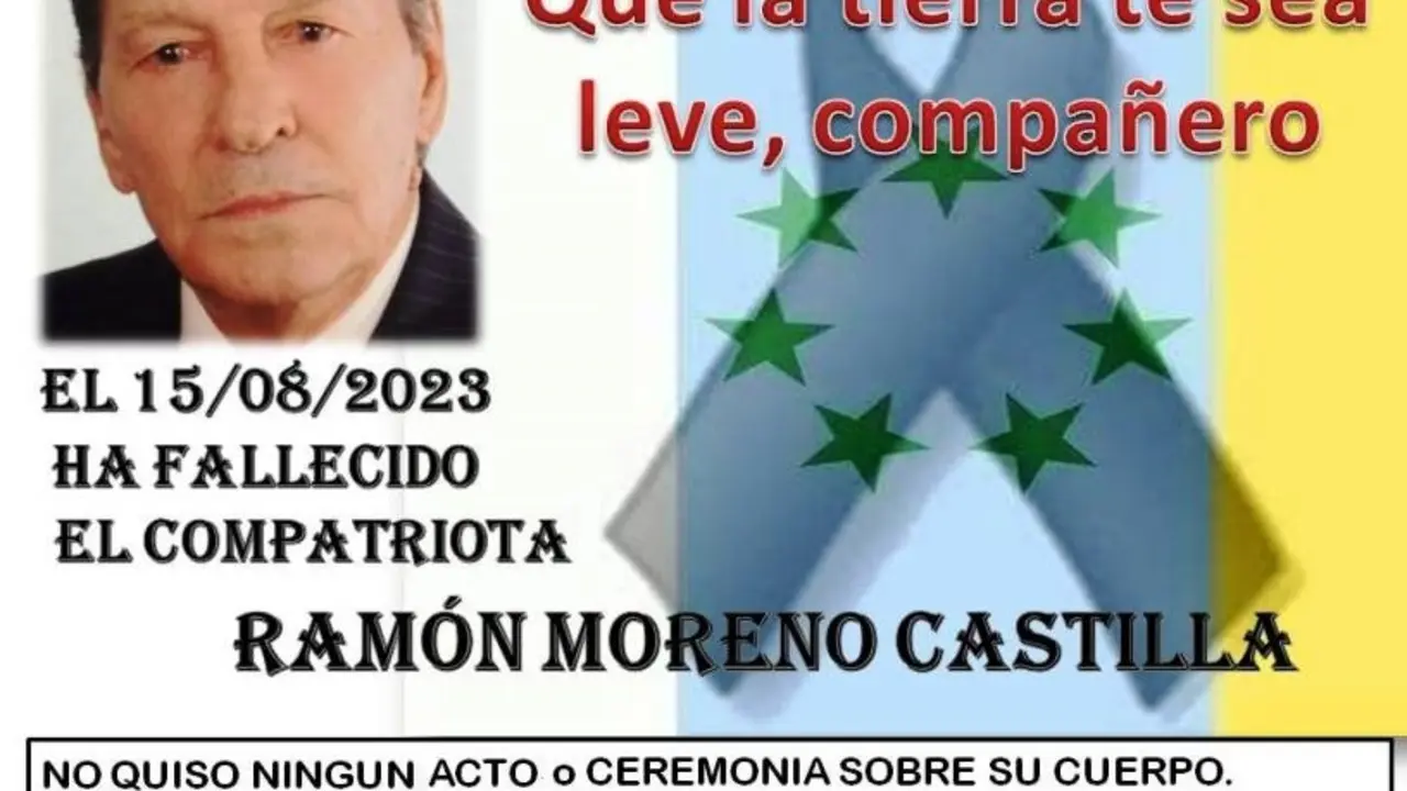 Adiós al Patriota Ramón Moreno