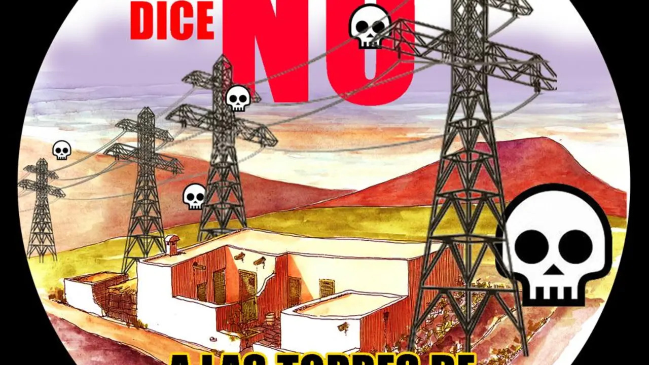 No a las torres de alta tensión