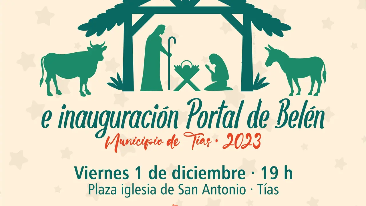 1 dic Cartel encendido e inauguración portal de Belén 2023