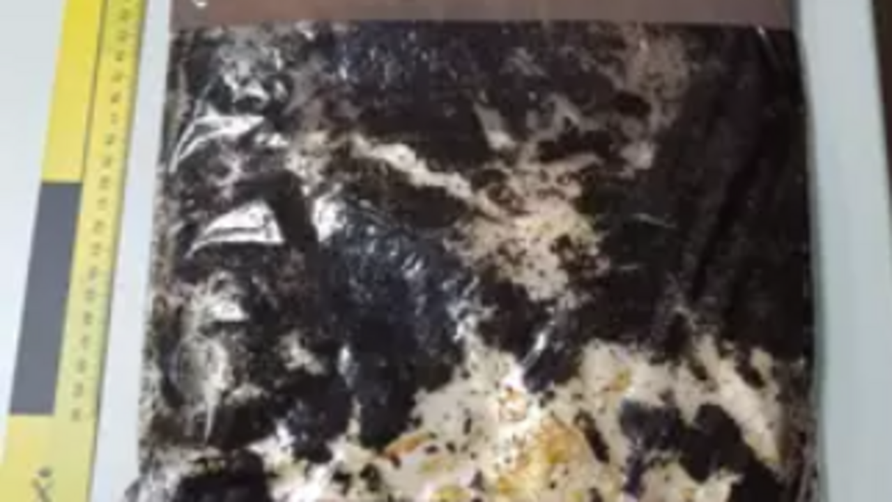 Envoltorio con 824 gramos de cocaína