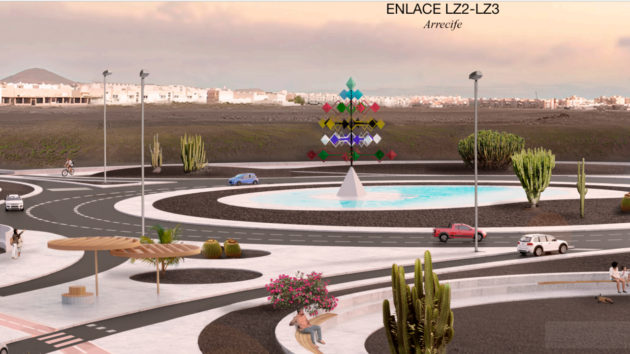 Propuesta de LZ21 para el enlace entre las carreteras LZ2-LZ3