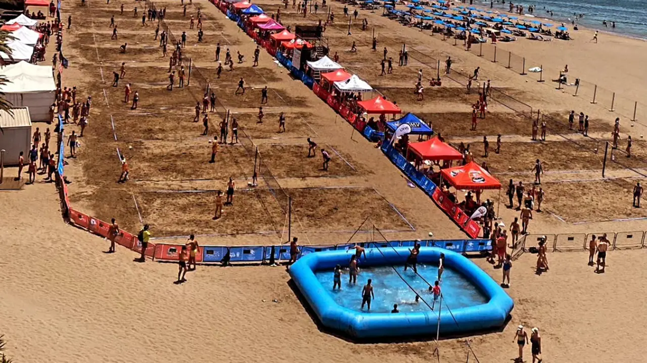 Torneo Internacional de voley playa en Puerto del Carmen 2