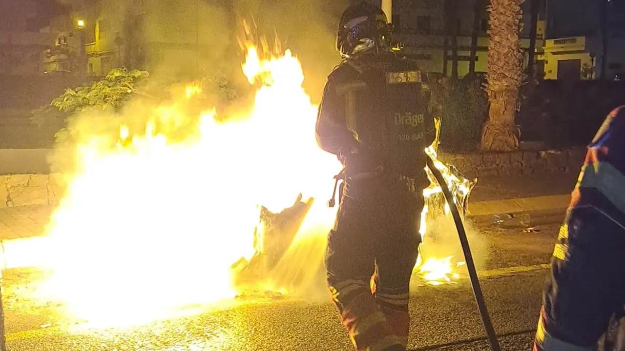 Incendio en la calle Fray Luis de León