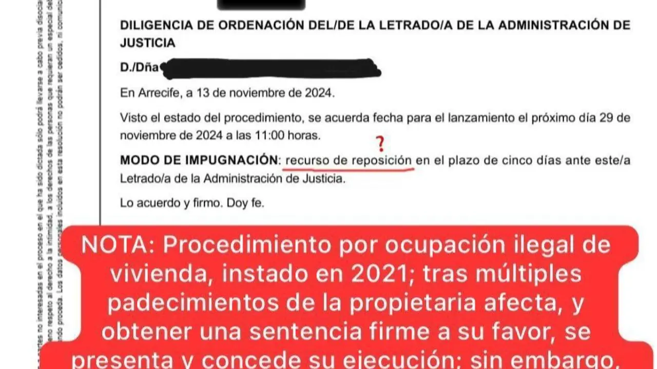 Incumplimiento de las sentencias firmes